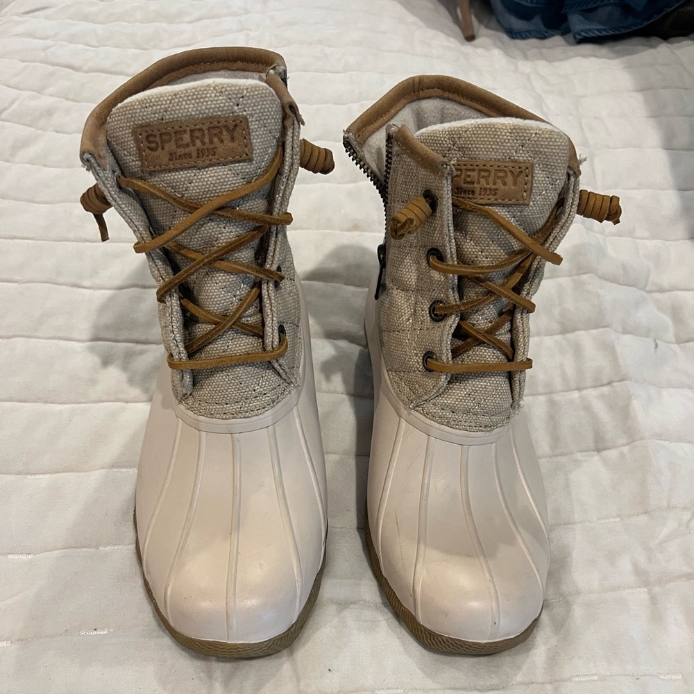Sperry saltwater duck boots